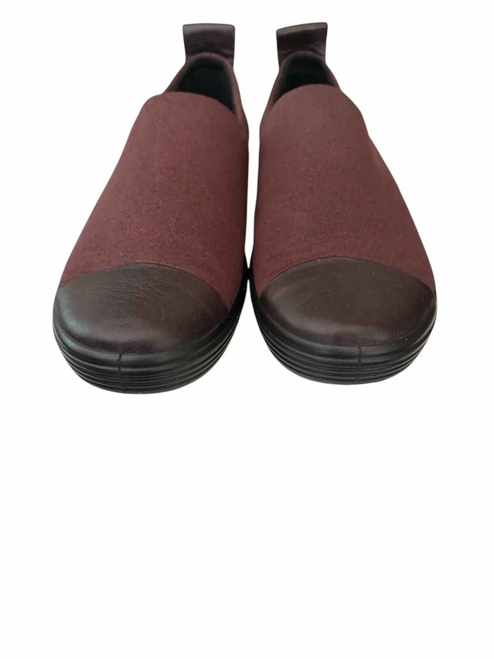 Ecco Soft 7 Wedge Gore-Tex Slip-On Sneakers Shoes Burgundy US 7 Women's